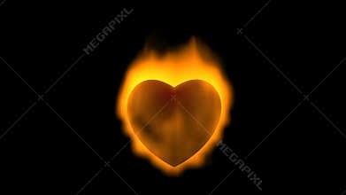 Burning heart