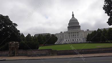 The Capitol Building in Washington DC on famous Capitol Hill, USA.