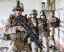 Squad of marines