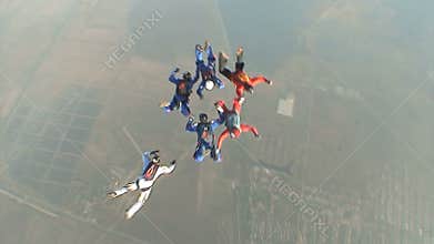 Skydiving video.