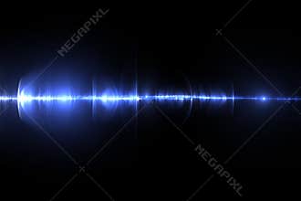 Blue laser beam