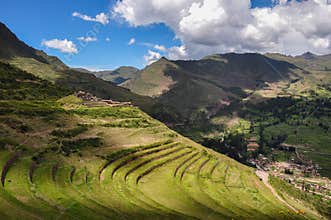 Pisac Incas ruins, Sacred Valley, Peru