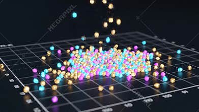 Data Points Rain into Scatter Plot