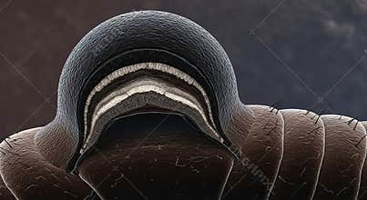 Appressoria Melanization in Metarhizium Fungus - 3D Confocal Micrograph