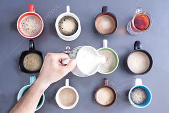 Caffeine For Mass People Concept