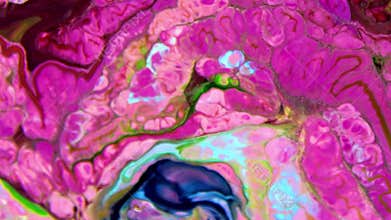 Slow Motion Macro Abstract Pattern Artistic Concept Color Surface Moving Surface Liquid Paint Splashing Art Design Texture