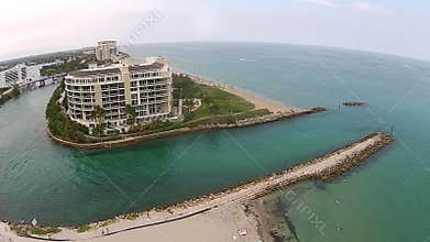 Coastal inlet in Boca Raton, Florida