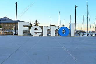 View from the port of Ferrol