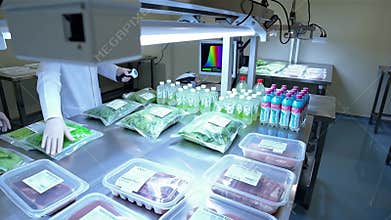 AI Food prep with fresh ingredients