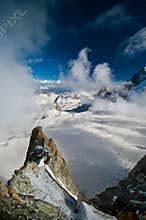 Aiguille du Midi mountains