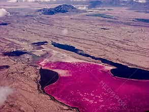 Lake Magadi in Kenya