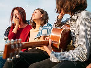 Youth leisure carefree enjoy relax free spirits