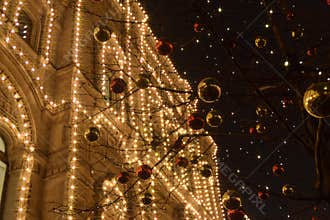 Christmas light in Moscow