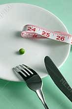 Pea on a plate