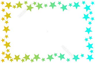 Stars Frame Sky Light Colors