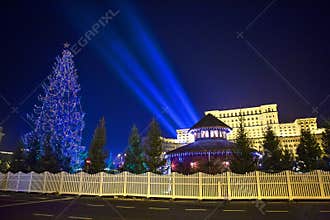 Christmas light - Bucharest House of Parliament