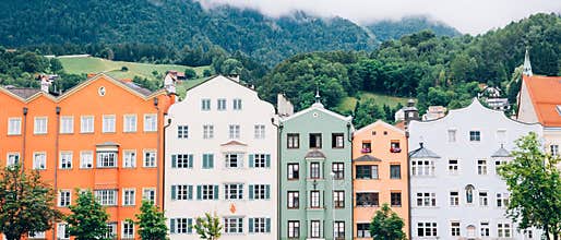 Innsbruck cityscape Austria