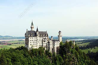 The most famous Bavarian castle Neuschwanstein