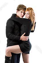 girl with her handsome boyfriend