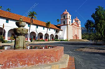 Old Mission in Santa Barbara