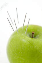 Acupuncture needles in Apple