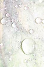 Water Drops on Light Background