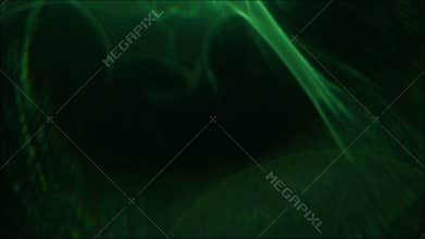 Lens flare green abstract glow blur light effect