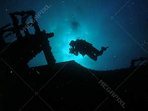 Silhouette Diver