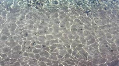 Sea Crystal Clear Blue Water Background