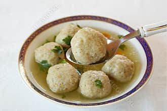 Matzo ball soup