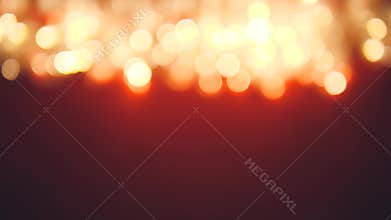 Blurry Christmas Tree Led Garland Bokeh Lights 4K Closeup.