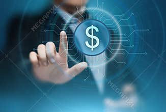 Dollar Currency Business Banking Finance Technology Concept