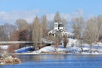 St. Naum Ohridski Church in the winter