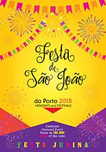Festa Junina Sao Joao Carnival 2026 Festival Porto poster sign flyer template