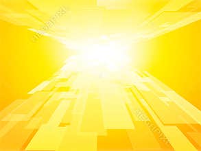 Business concept virtual technology yellow vector background