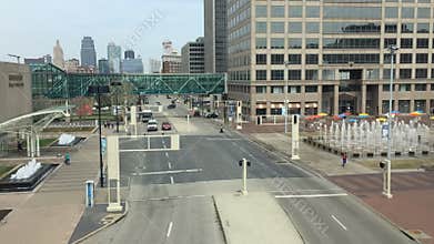 Downtown Kansas City Hallmark Plaza Timelapse