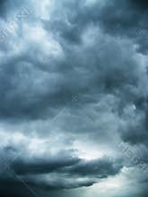Cold clouds in the night sky