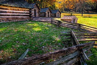 Soldier Camp Valley Forge Pennsylvania