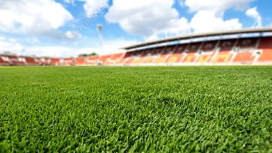Football field , soccer field background texture