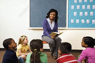 Teacher Reading to Students