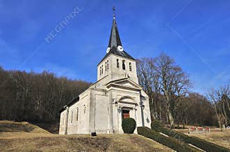 First world war Vauquois Church