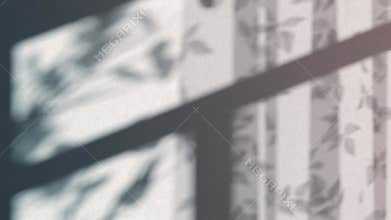 Game of shadow animation blend effect on curtain, looped switch