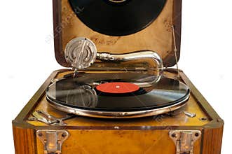 Retro gramophone