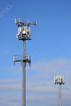 Modern Cellular Communications Towers