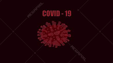 The covid-19 virus is an epidemic. Antivirus concept.