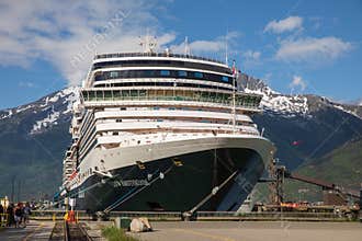 Cruise Ship in Skagway