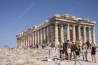 Greece, Acropolis of Athens after restriction