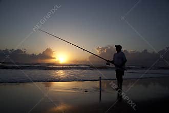 Surf fishing