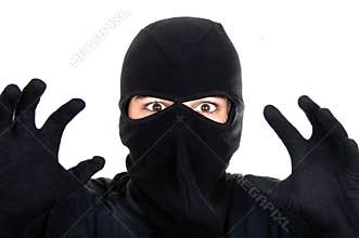 Burglar attack