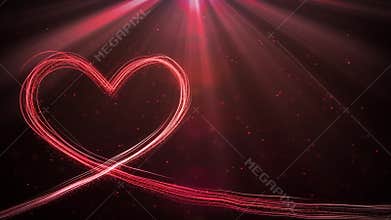 Big heart for Valentines Day, Mothers Day or wedding events background